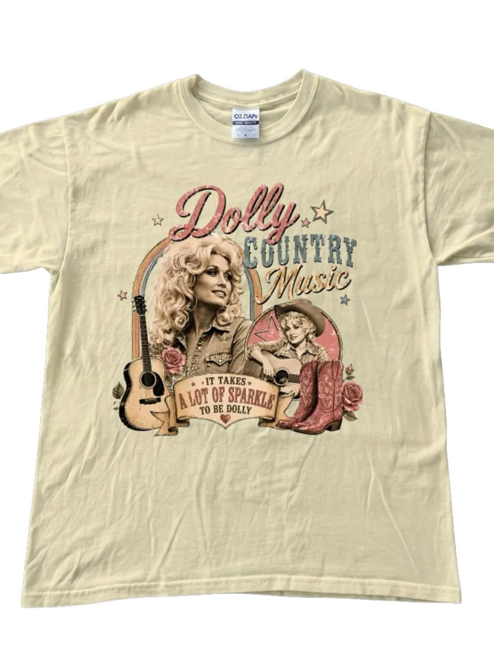 Dolly Country Music Graphic Tee, Rip Dolly Parton Legend